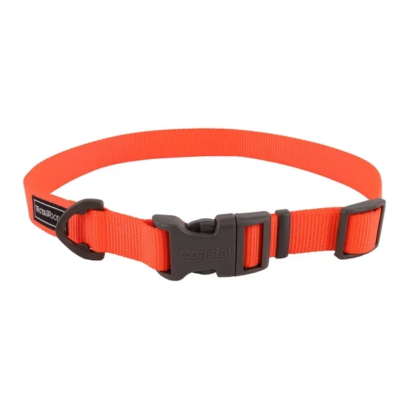 Water & Woods™ Adjustable Dog Collar, Orange Small