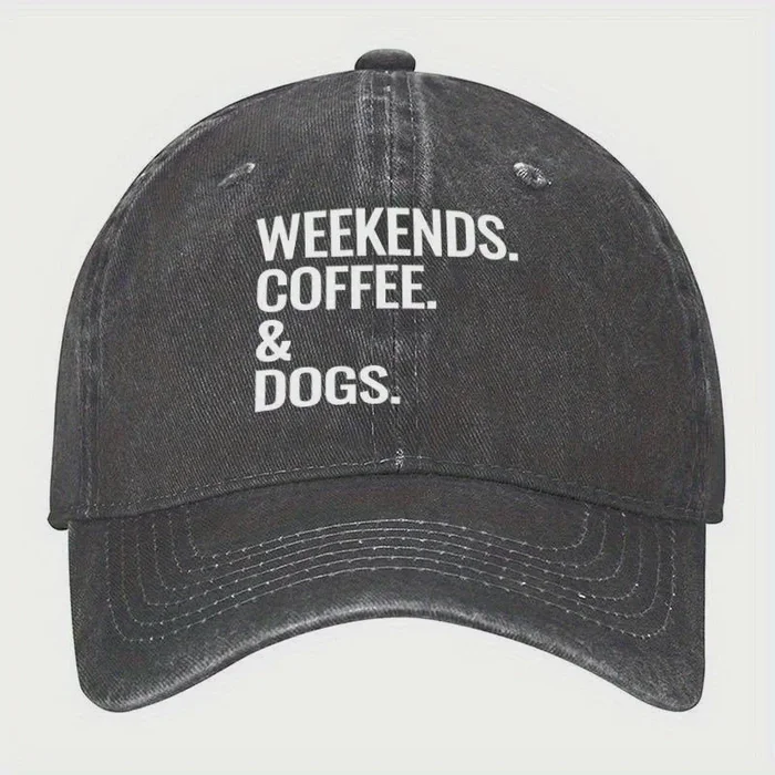 Weekends Coffee & Dogs Baseball Hat