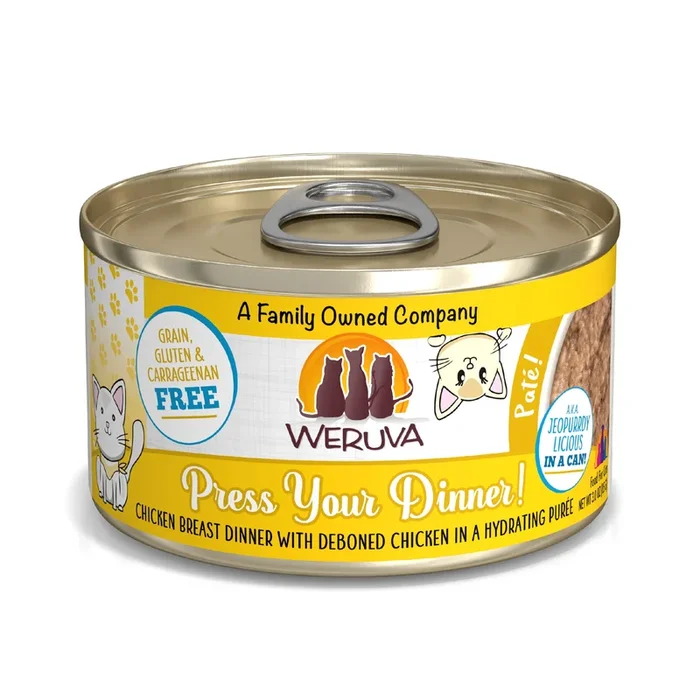Weruva Classic Cat Pate 3oz Canned Cat food Press Your Dinner