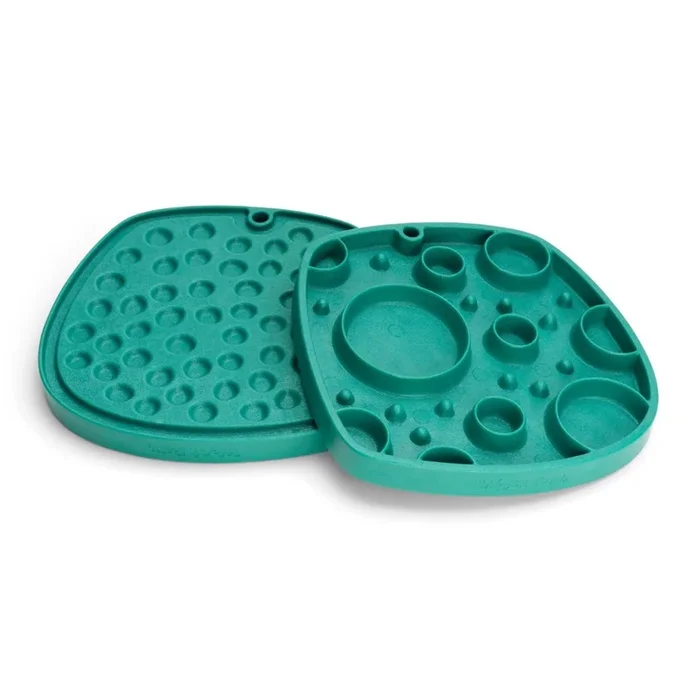 West Paw Bubble Feast Mat Kelp