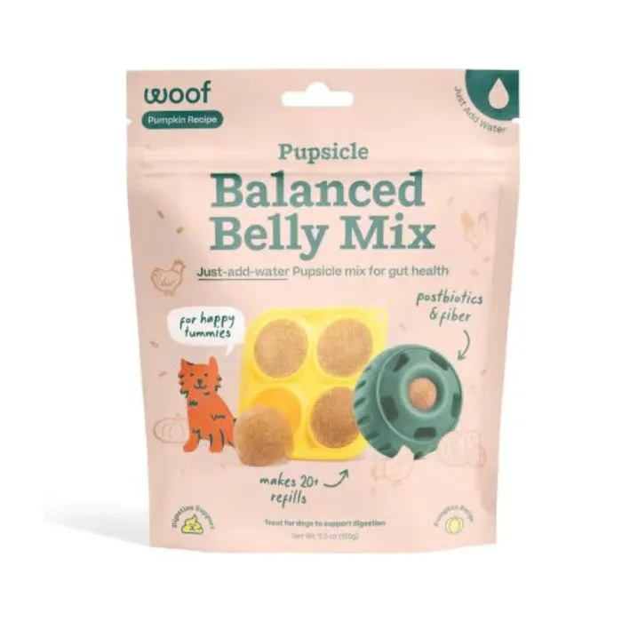 WOOF Dog Pupsicle Balanced Belly Mix 5.5 OZ