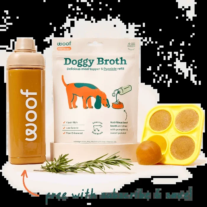 Woof Pupsicle Doggy Beef Broth