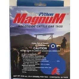 Y-Tex Ear Tags Python 24 Count