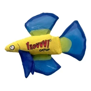YEOWWW! CAT MO BETTA FISH BLUE