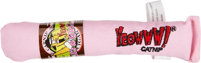 Yeowww! It’s a Girl Cigar Catnip Cat Toy, Pink