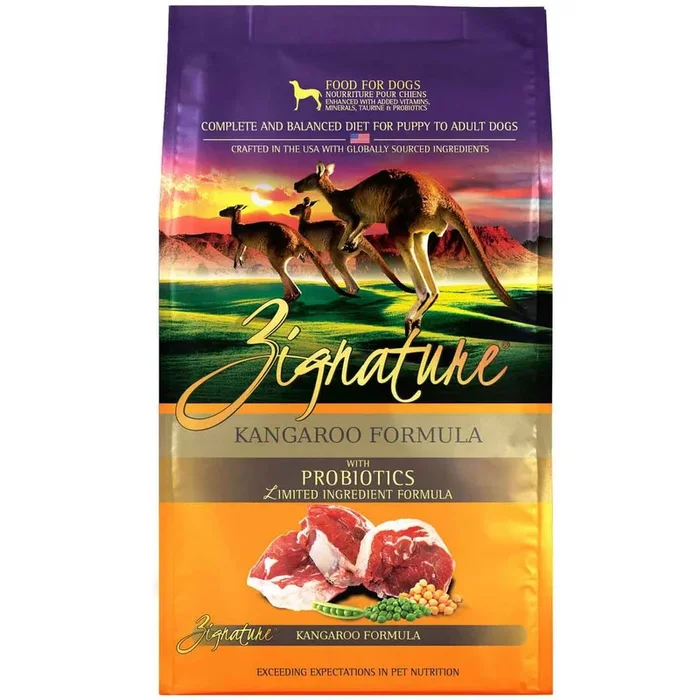 Zignature Kangaroo Formula Dog Food, 25 Pounds