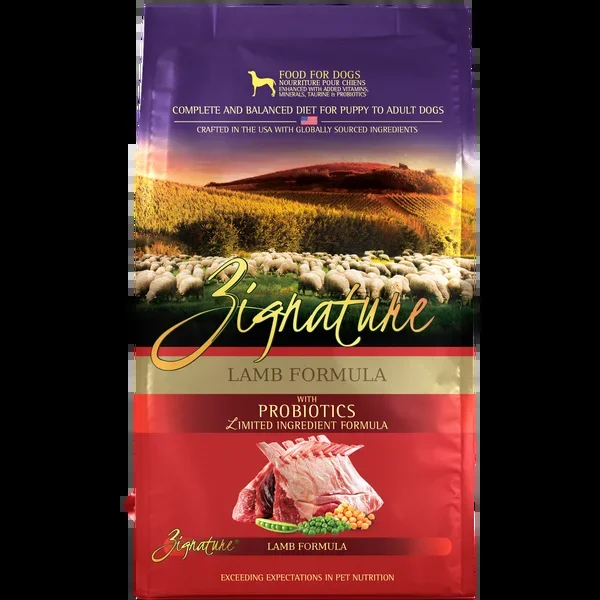 Zignature Lamb Formula Dry Dog Food, 25lb