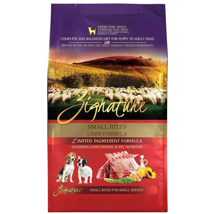 Zignature Lamb Small Bites Dry Dog Food, 12.5 Pounds