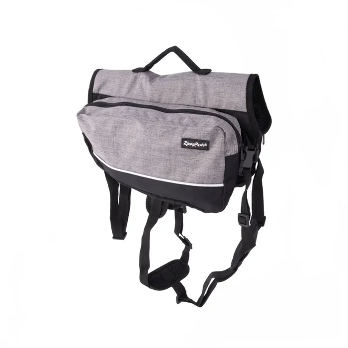 Zippy Paws Backpack for Dogs – Graphite – Large