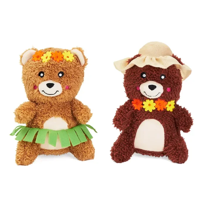 Zippy Paws Cheeky Chumz Jr Pretty In Flowers 2pk